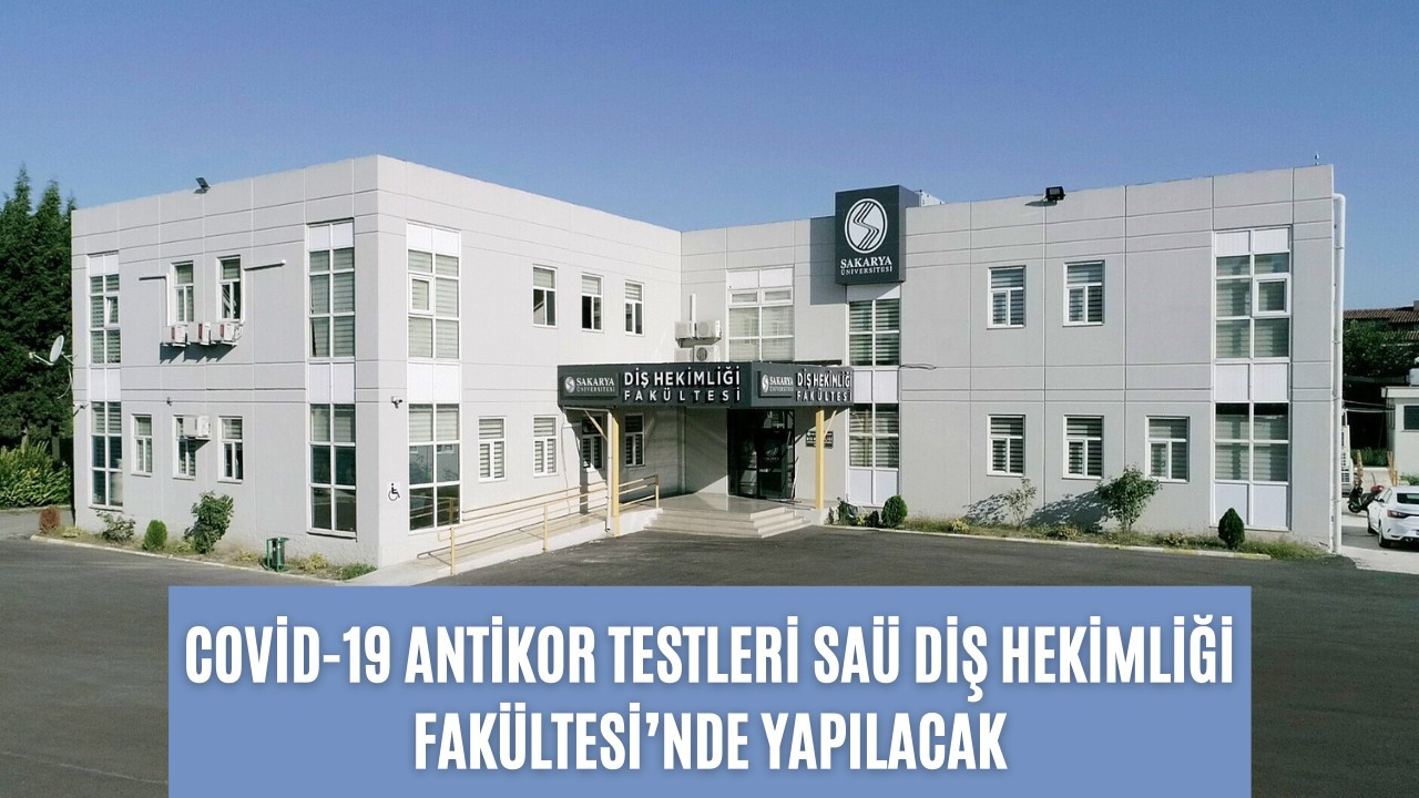 PCR testleri Diş Hekimliği Fakültesi'nde yapılacak