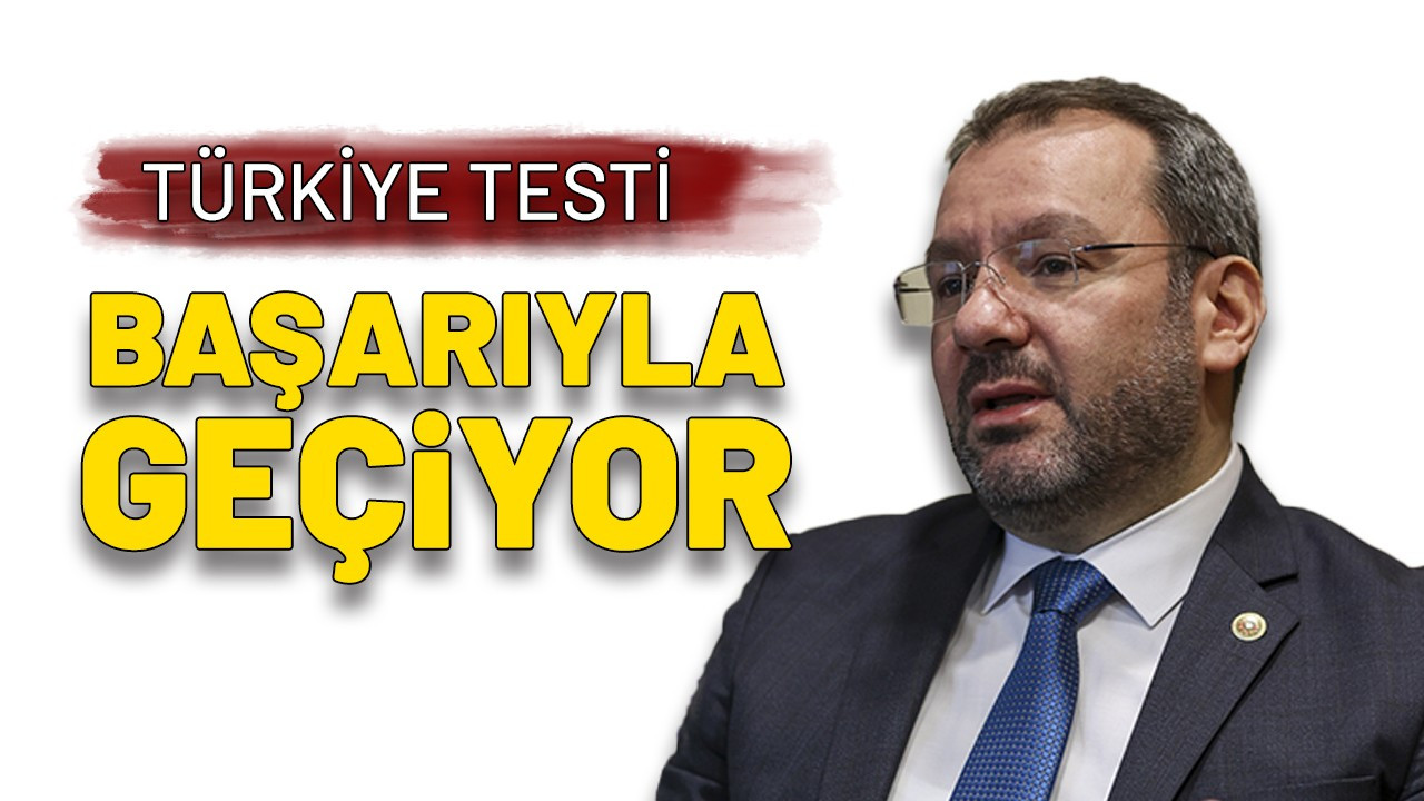 Uncuoğlu, Pandemi büyük bir test dedi ve ekledi