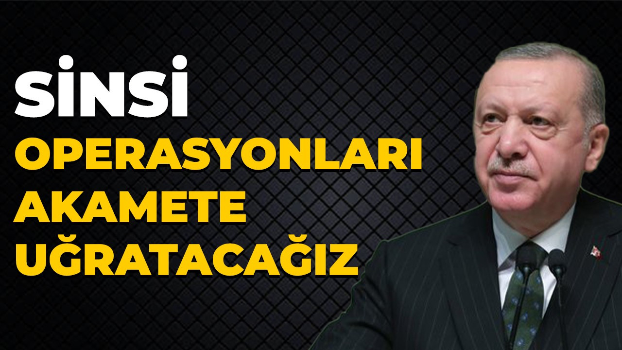 Cumhurbaşkanı Erdoğan: ''Sinsi operasyonları akamete uğratacağız''