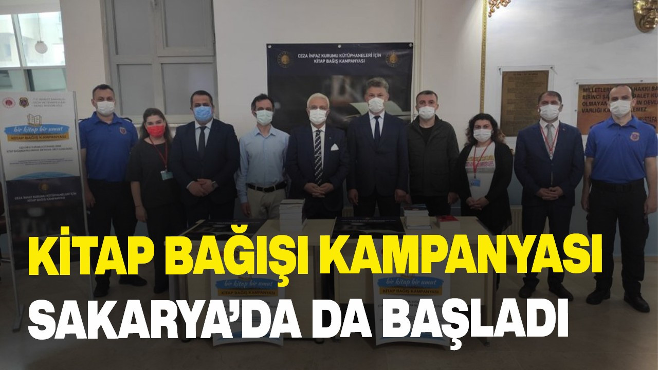 Kitap bağışı kampanyası Sakarya’da da başladı