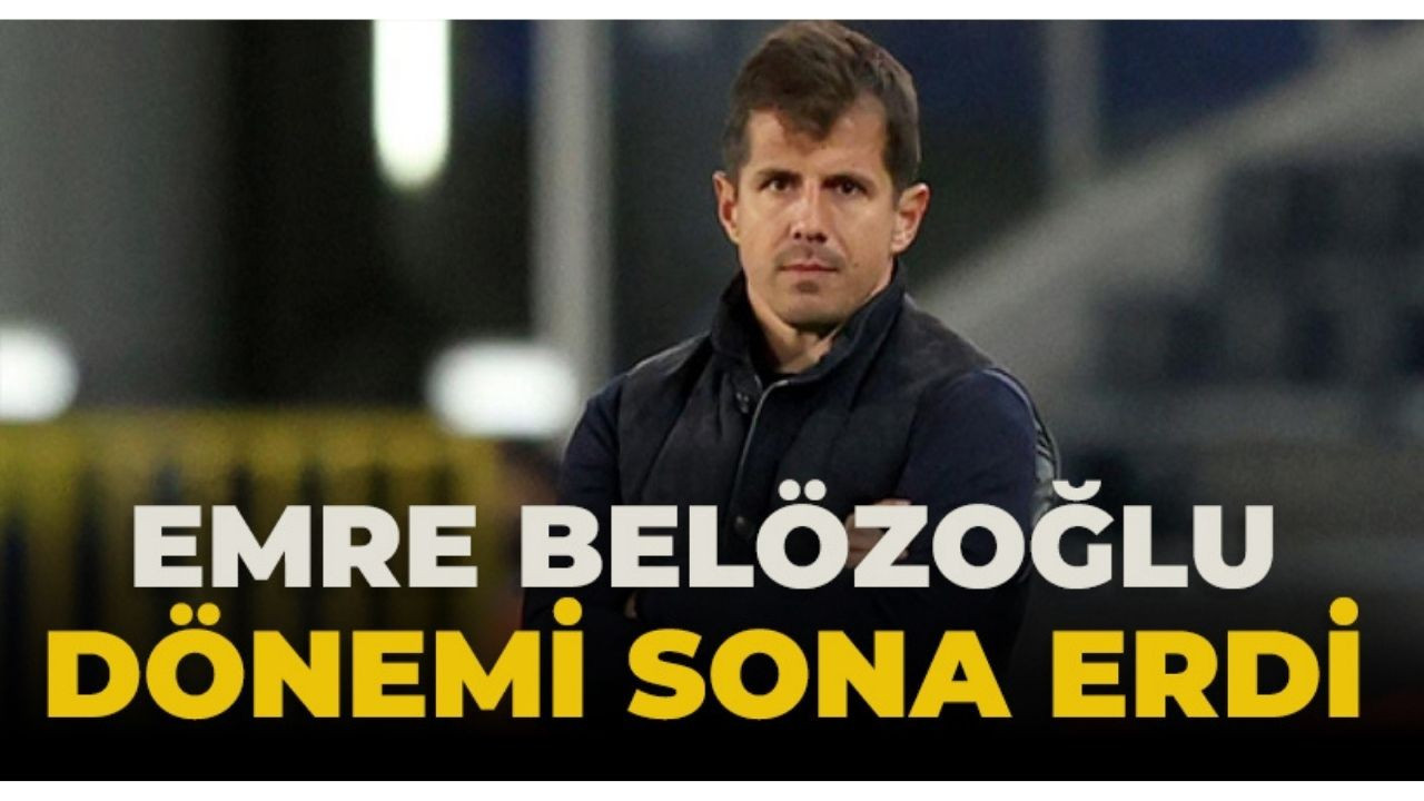 Fenerbahçe'de Emre Belözoğlu dönemi sona erdi