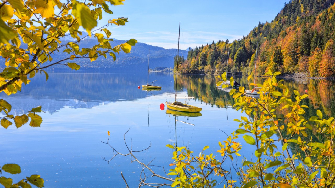 Almanya'nın en güzel gölü Walchensee büyülüyor