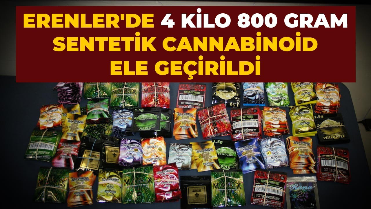 Erenler'de 4 Kilo 800 gram sentetik cannabinoid ele geçirildi