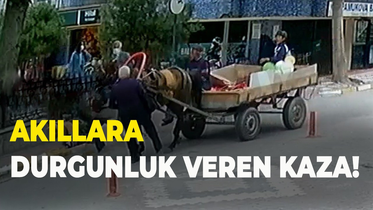 Akıllara durgunluk veren kaza!