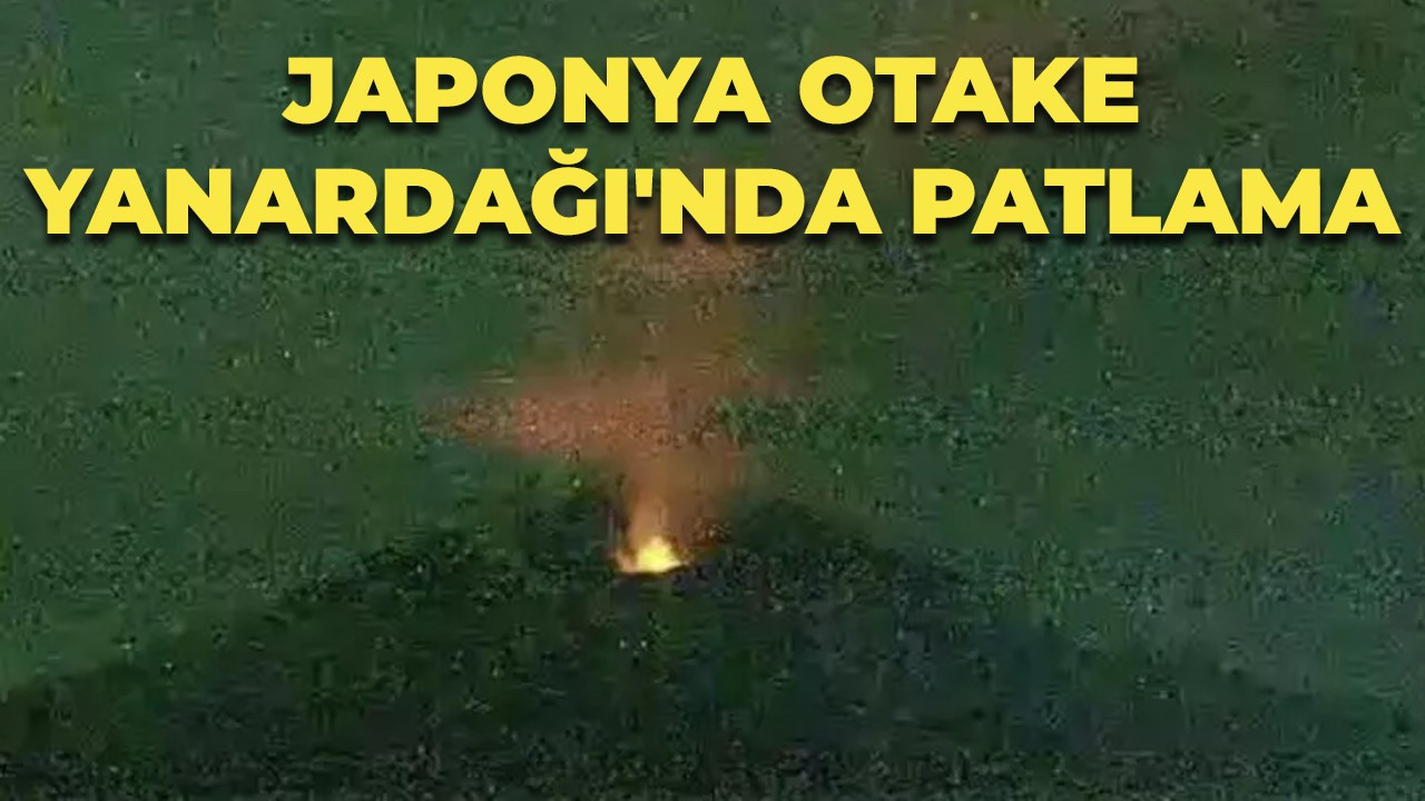 Japonya’daki Otake Yanardağı'nda patlama