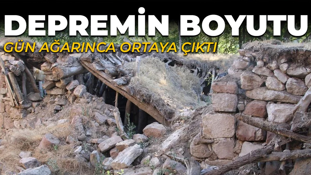 Bingöl'deki 5.2'lik depremin boyutu gün ağarınca ortaya çıktı