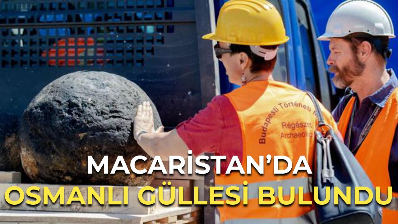 Macaristan'da 150 kg ağırlığında Osmanlı Güllesi bulundu