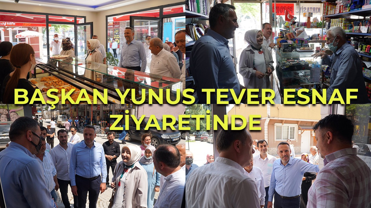 Başkan Tever Geyve esnaflarını ziyaret etti!