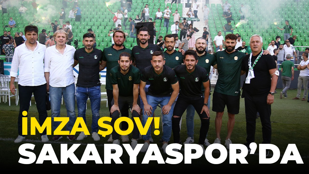 Sakaryaspor'da imza şov!