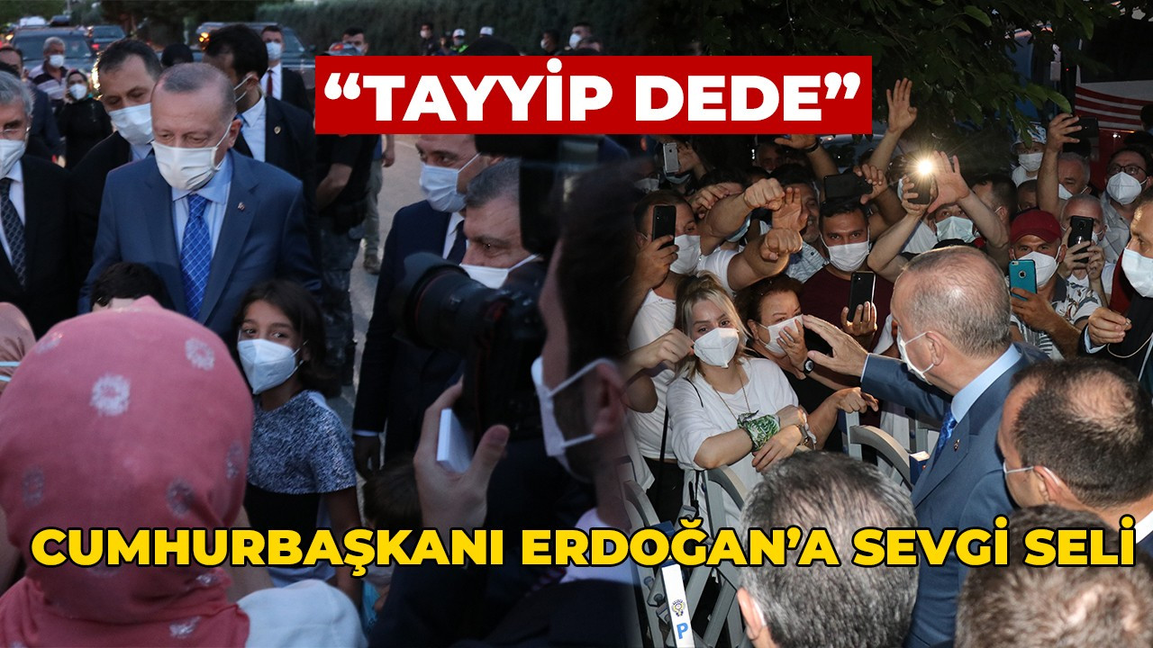 Cumhurbaşkanı Erdoğan’a Sakarya'da sevgi seli