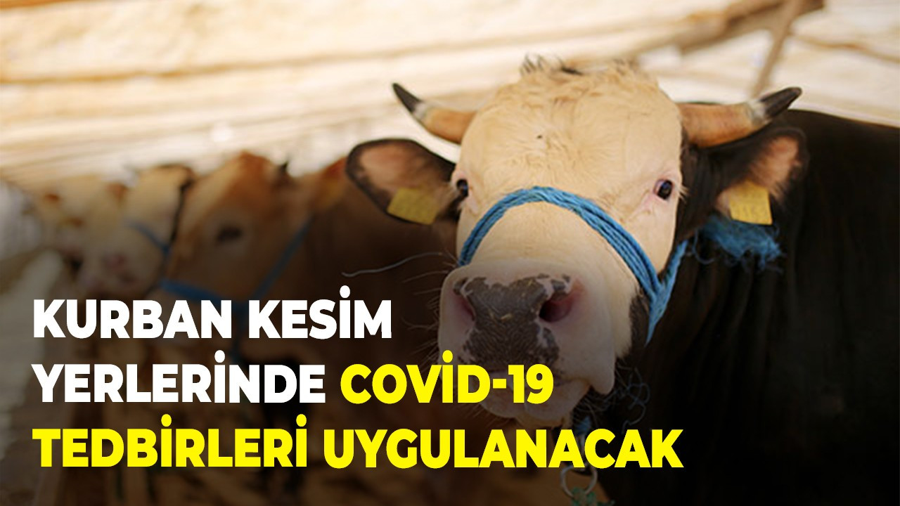 Kurban kesim yerlerinde Covid-19 tedbirleri uygulanacak