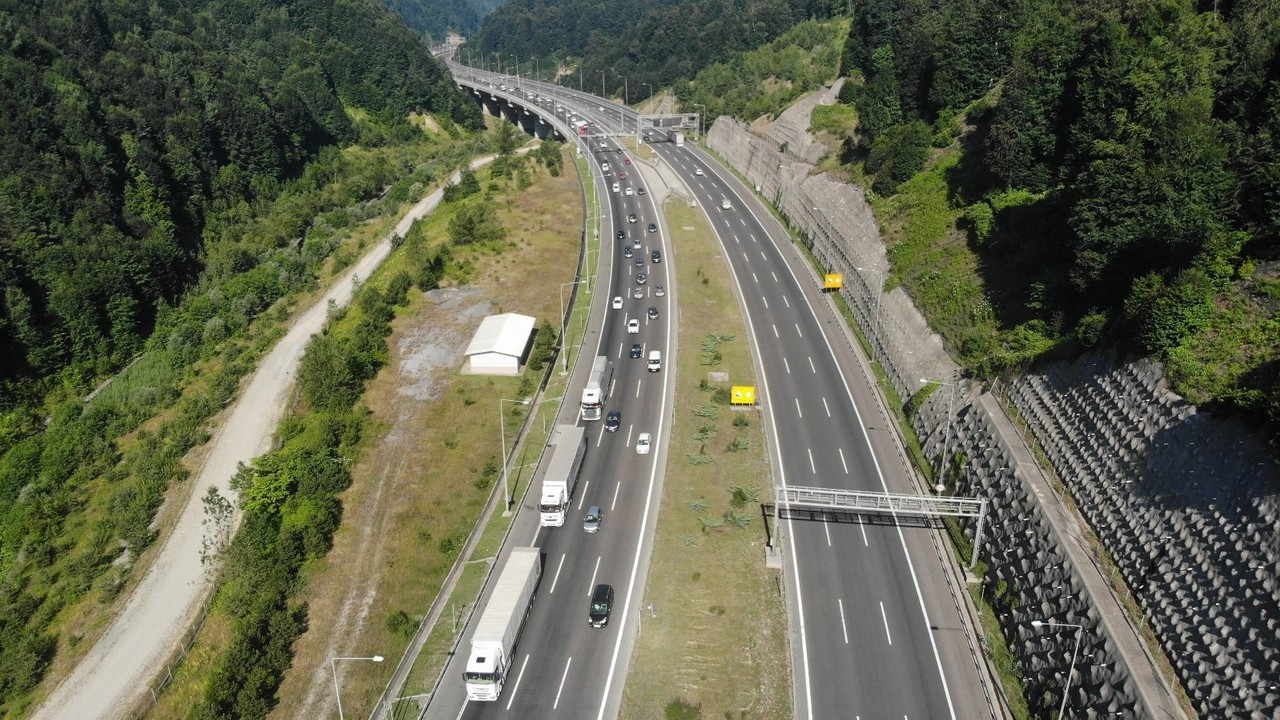 Bolu’da bayram trafiği