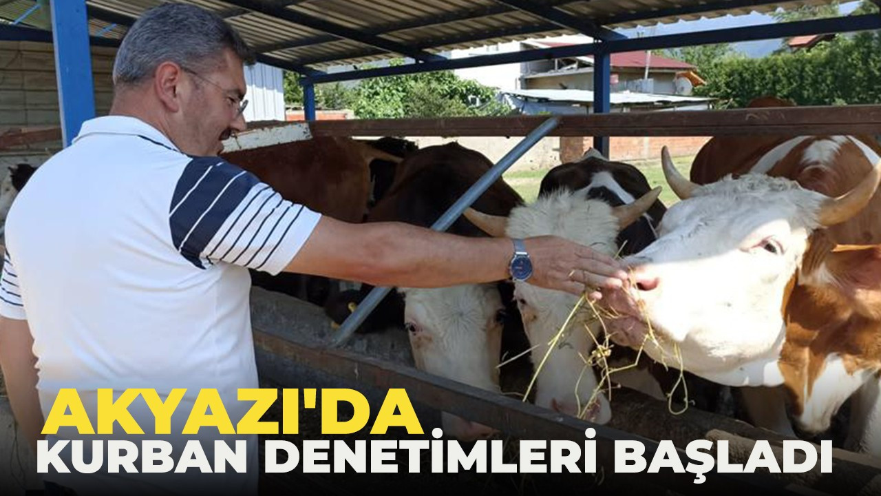 Akyazı'da kurban denetimleri başladı