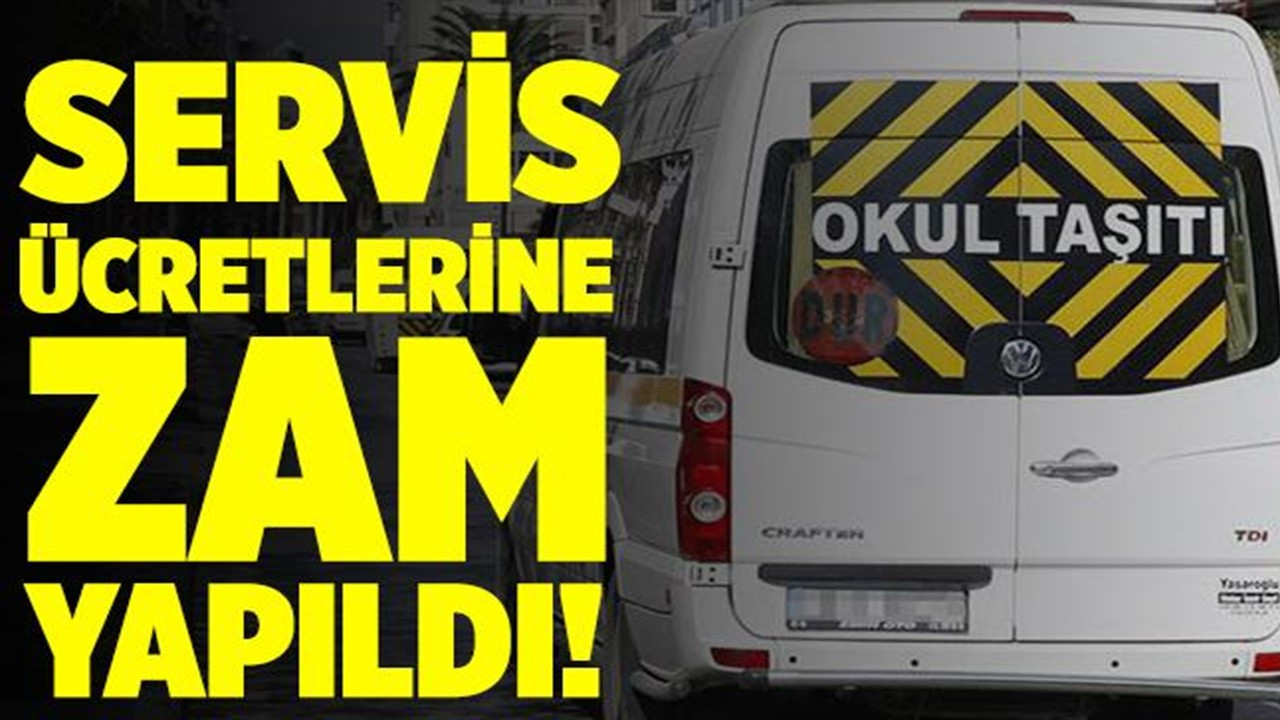 İstanbul'da servis ücretlerine zam