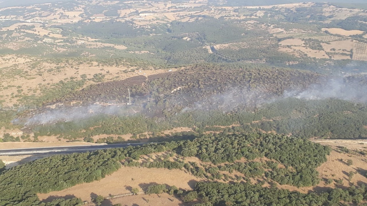 Balıkesir’deki orman yangını kontrol altına alındı