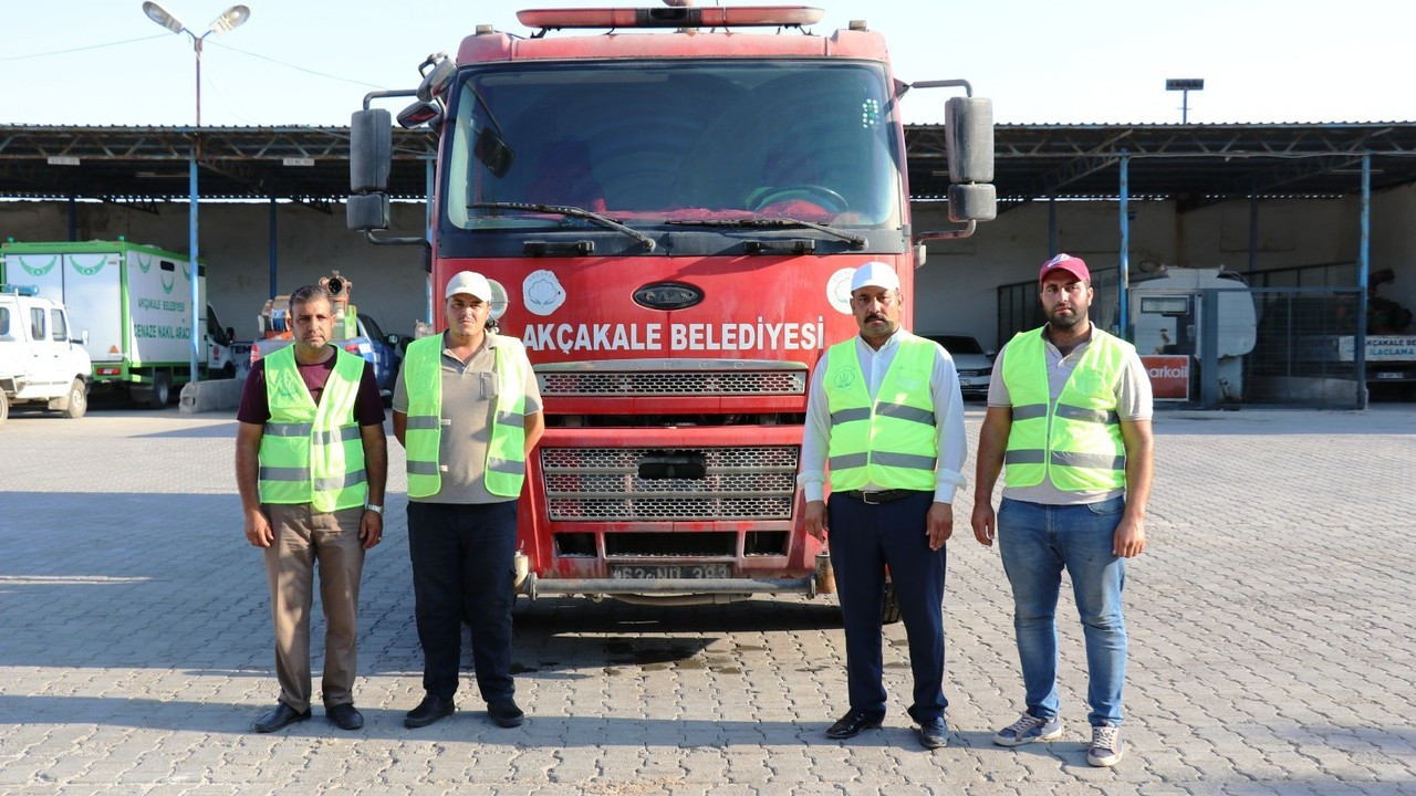 Akçakale’den Manavgat’a itfaiye desteği