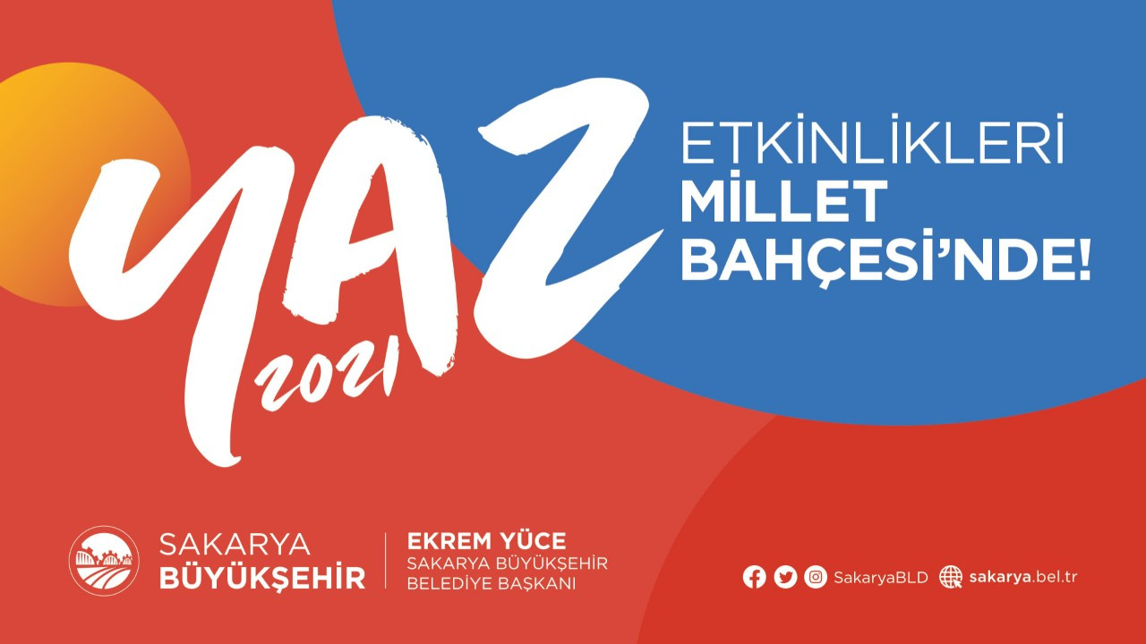 Büyükşehir Belediyesi 2021 Yaz Etkinlikleri başlıyor