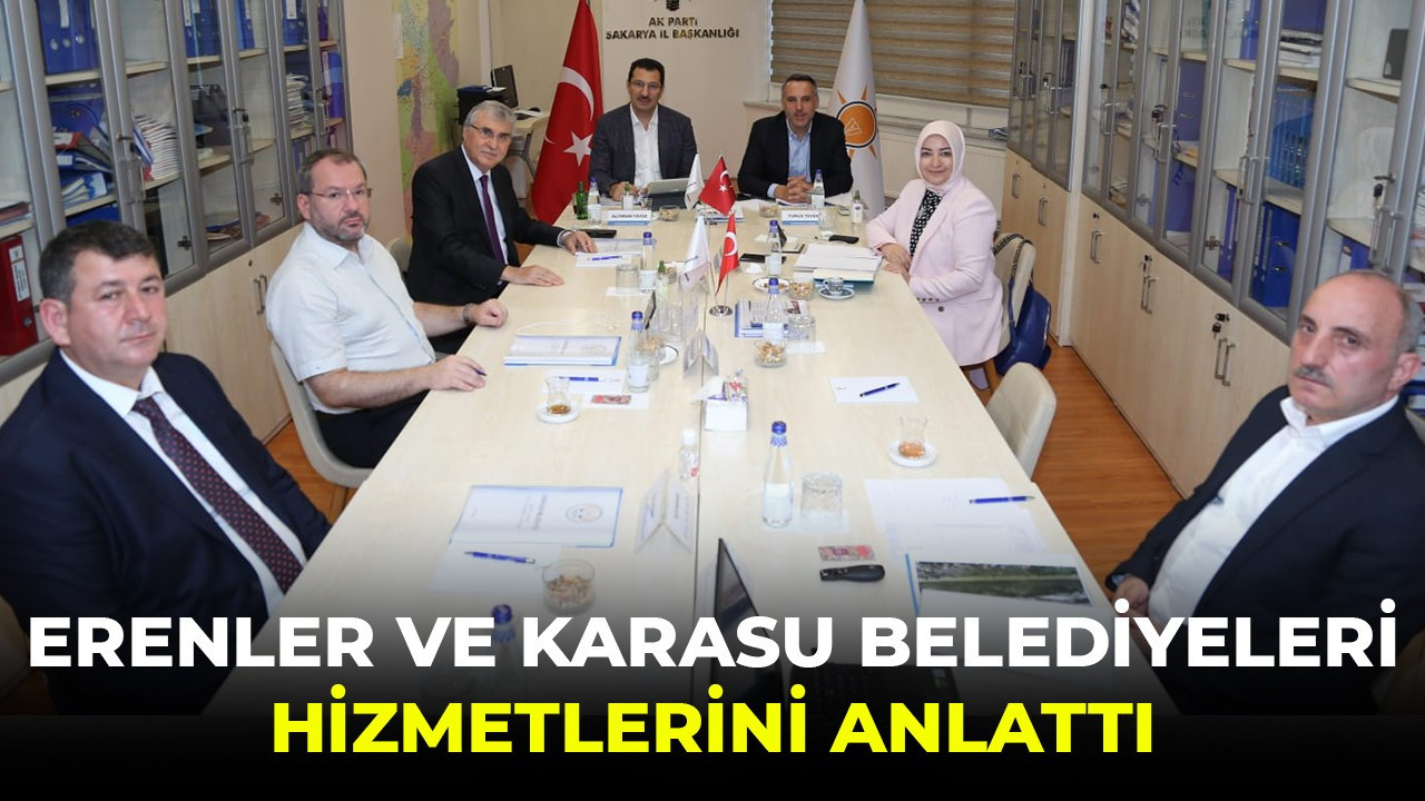 Erenler ve Karasu belediyeleri hizmetlerini anlattı