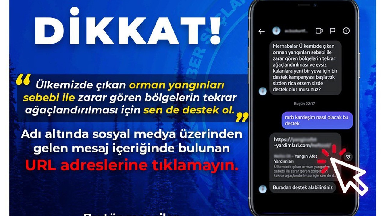 Sosyal medyadaki 'ağaç bağışı' çağrıları için uyarı