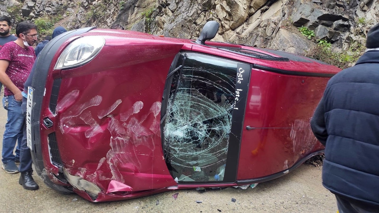 Kürtün’de trafik kazası: 2 yaralı