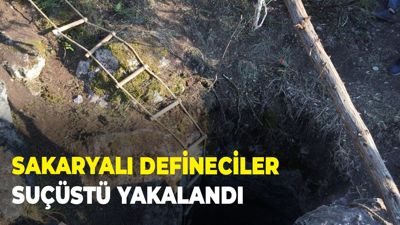 Sakaryalı defineciler suçüstü yakalandı