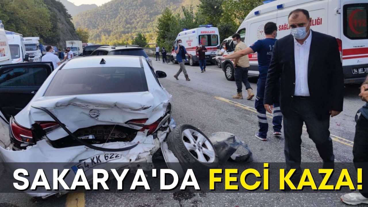 Sakarya’da feci kaza!