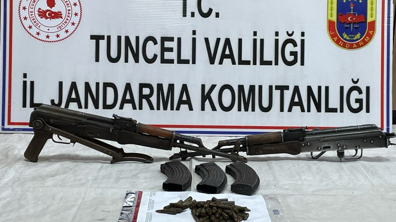 Tunceli’de teröristlere ait 2 sığınak imha edildi