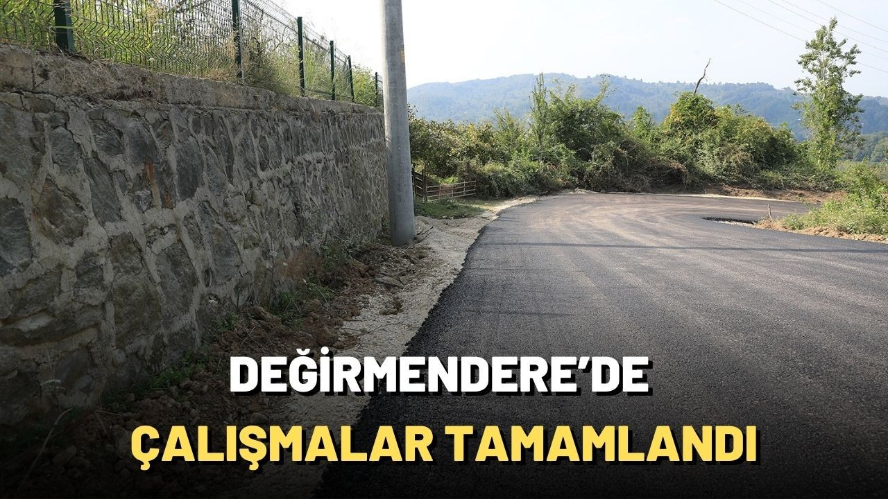 Büyükşehir SASKİ, Erenler Değirmendere’de çalışmaları tamamladı