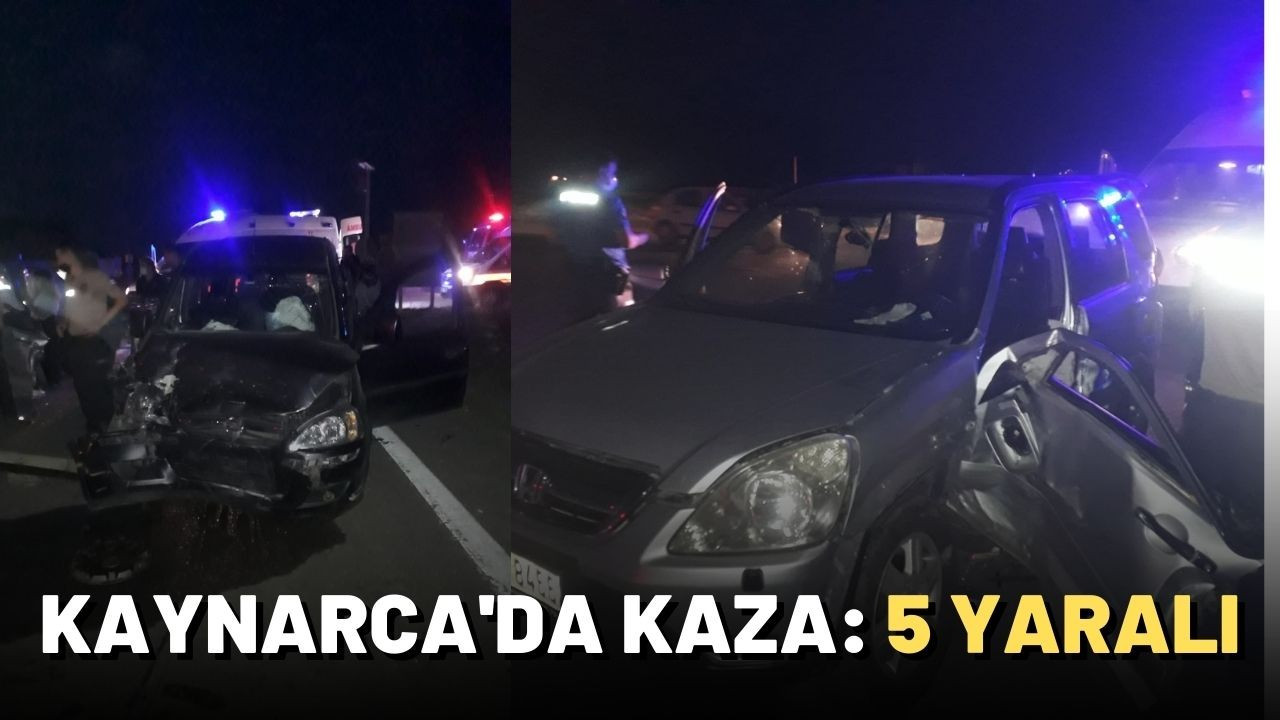 Sakarya’da cip ile hafif ticari araç çarpıştı: 5 yaralı