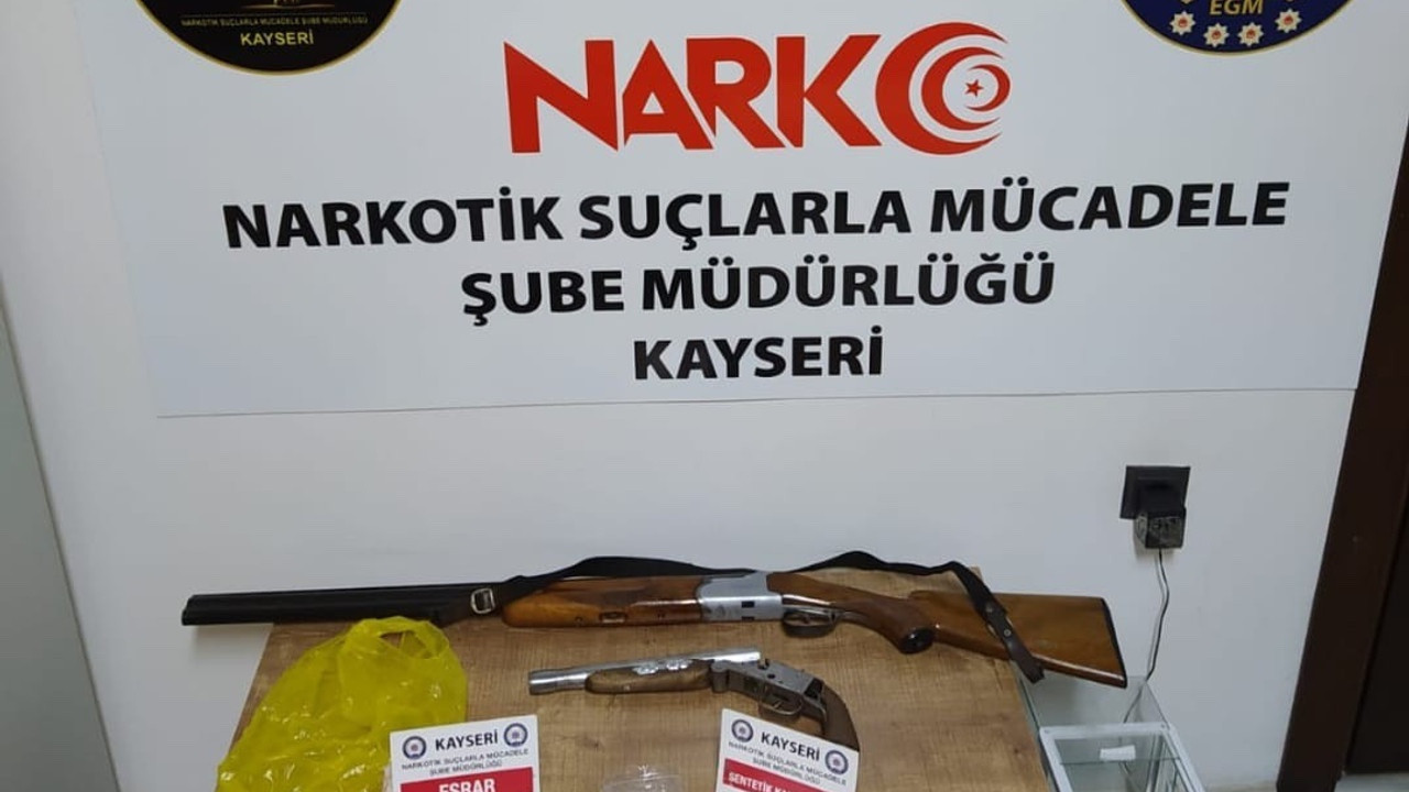 Kayseri’de uyuşturucu operasyonları