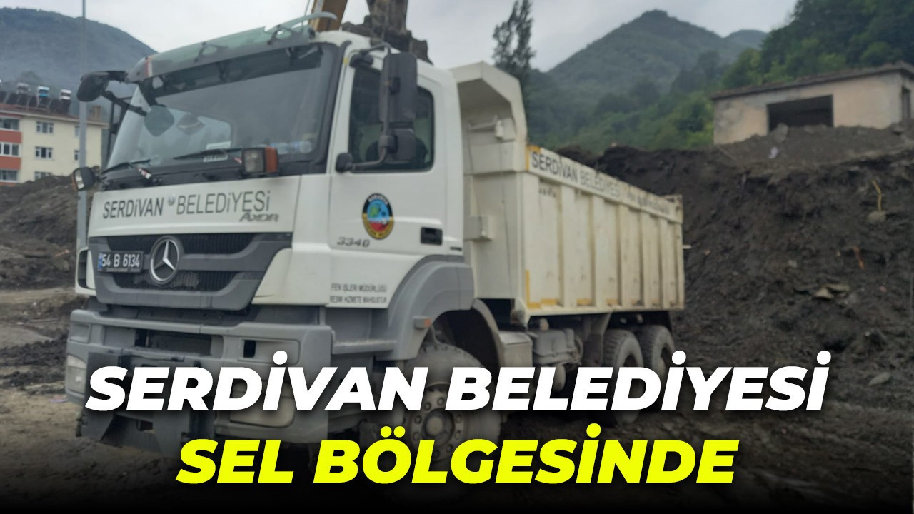 Serdivan Belediyesi Sel Bölgesinde