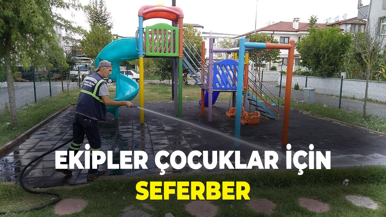 Ekipler çocuklar için seferber