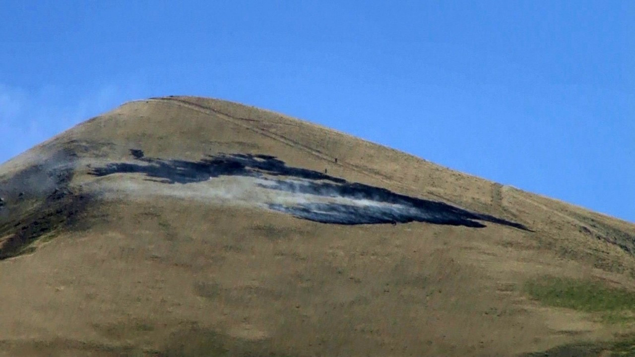 Erzurum’da korkutan dumanlar