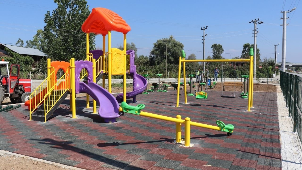 Bir mahalleye daha park yapıldı