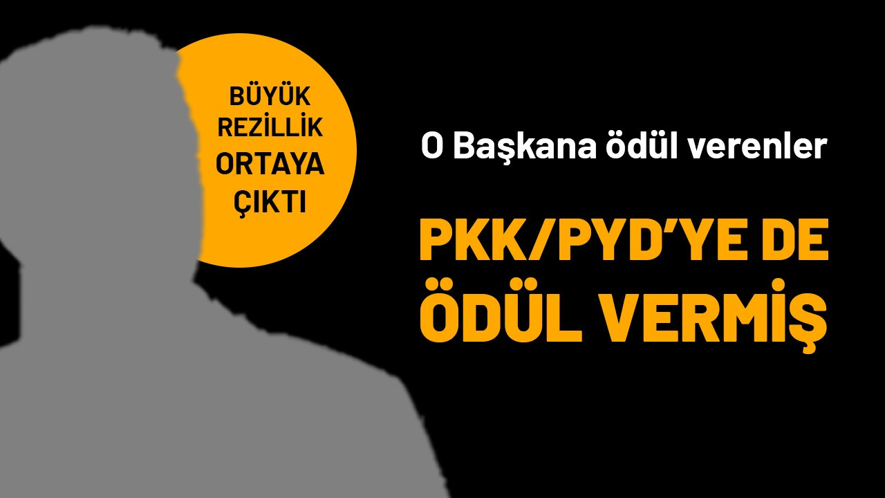 Yavaş’a ödül verenler PKK/PYD’ye de ödül vermiş