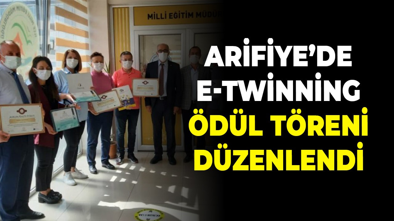 Arifiye’de eTwinning ödül töreni