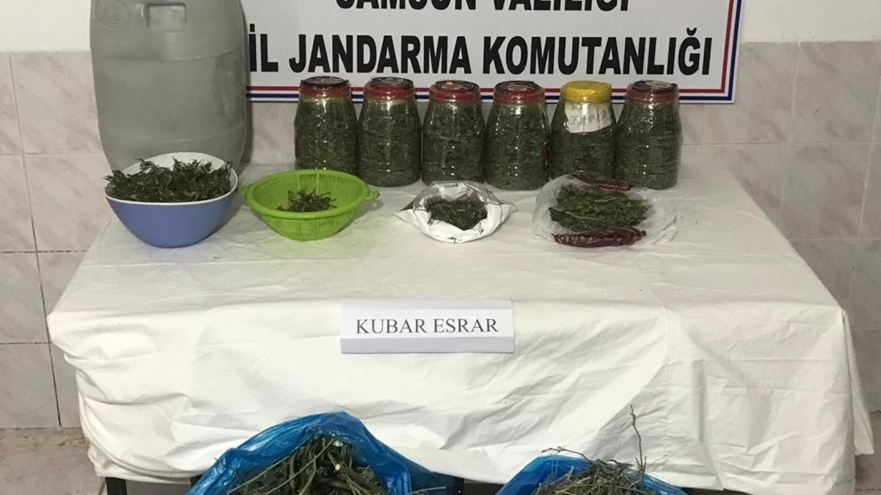 10 kilo kubar esrar ele geçirildi