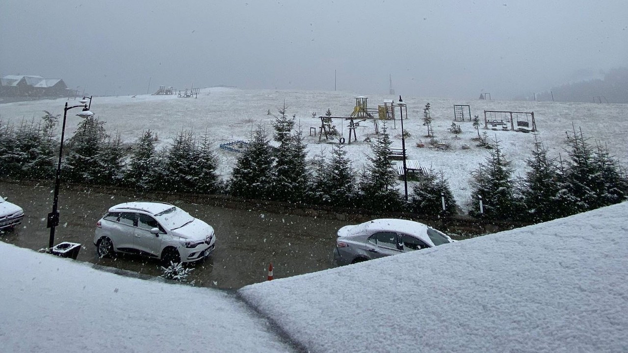 Giresun'a ilk kar düştü