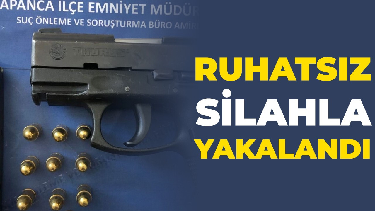 Üzerinden ruhsatsız silah ve fişekler çıktı