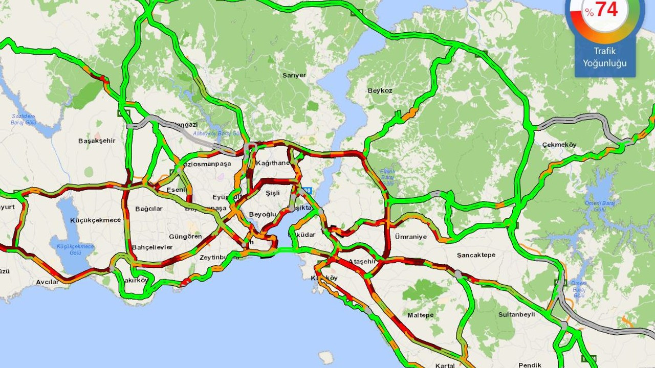 İstanbul'da trafik yoğunluğu ne kadar?