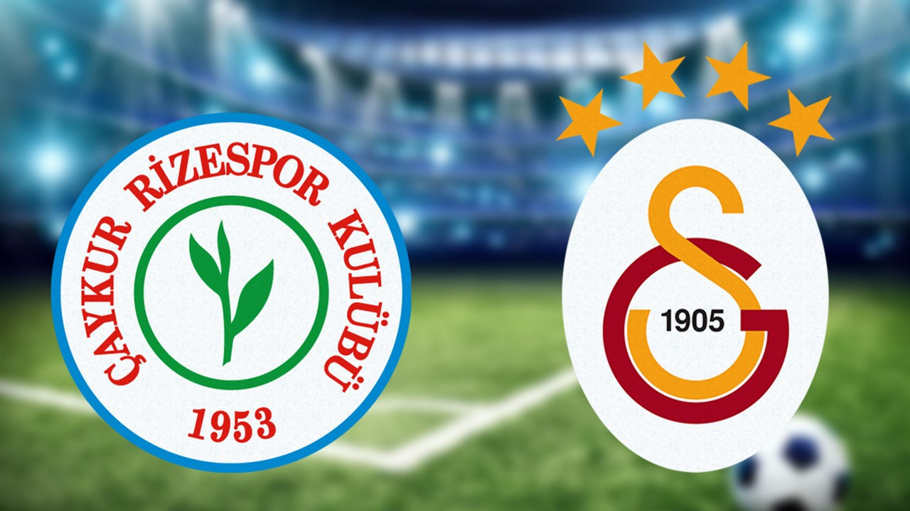 Çaykur Rizespor Galatasaray maçı ne zaman? Canlı izle