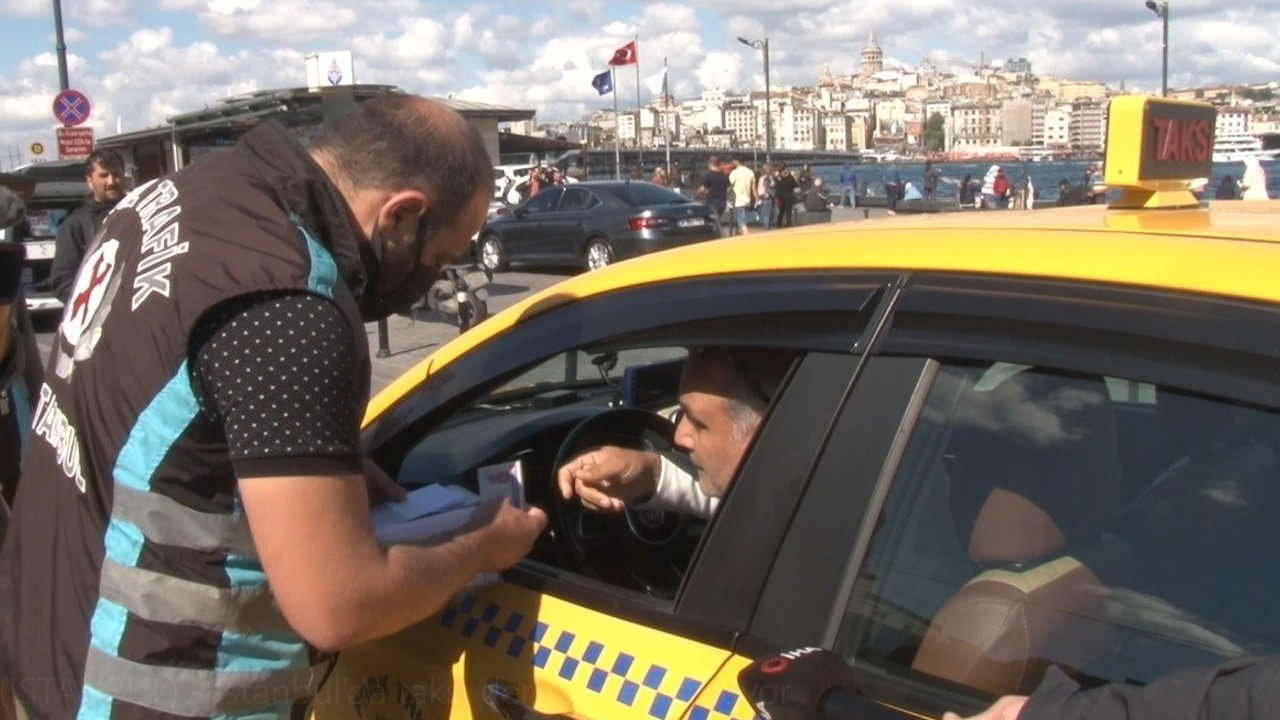 İstanbul’da taksi denetimleri sürüyor