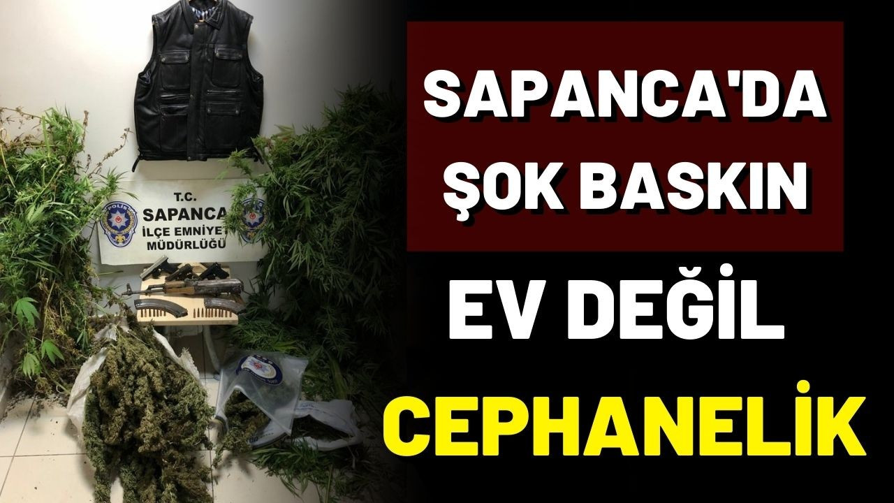 Sapanca'da uyuşturucu ve silah ele geçirildi; 2 gözaltı