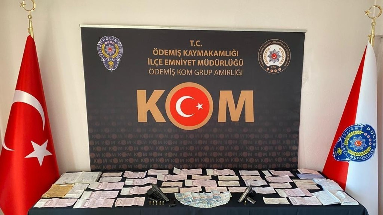 İzmir’de tefeci operasyonu: 2 gözaltı