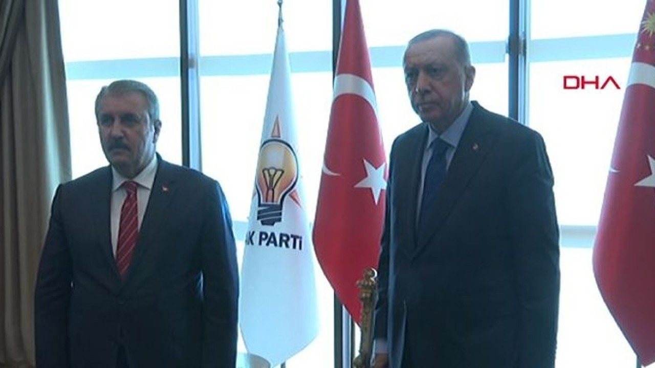 Cumhurbaşkanı Erdoğan BBP Genel Başkanı Destici'yi kabul etti