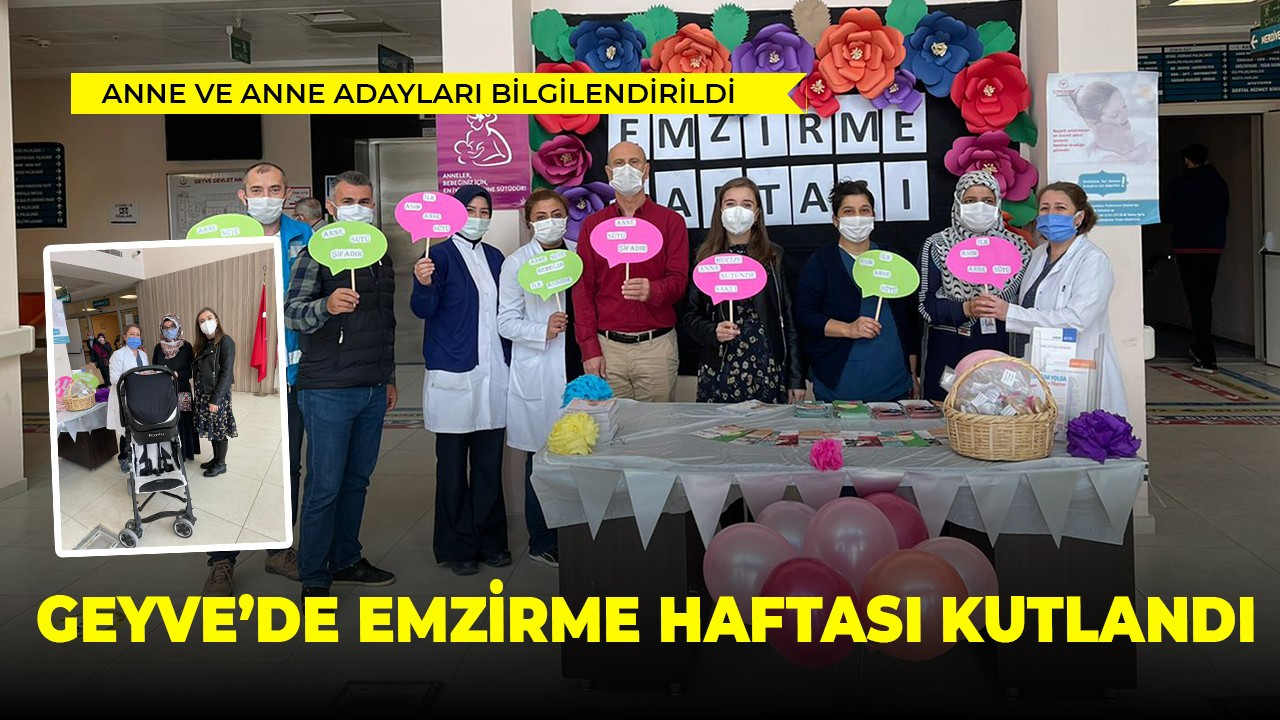 Geyve’de emzirme haftası kutlandı