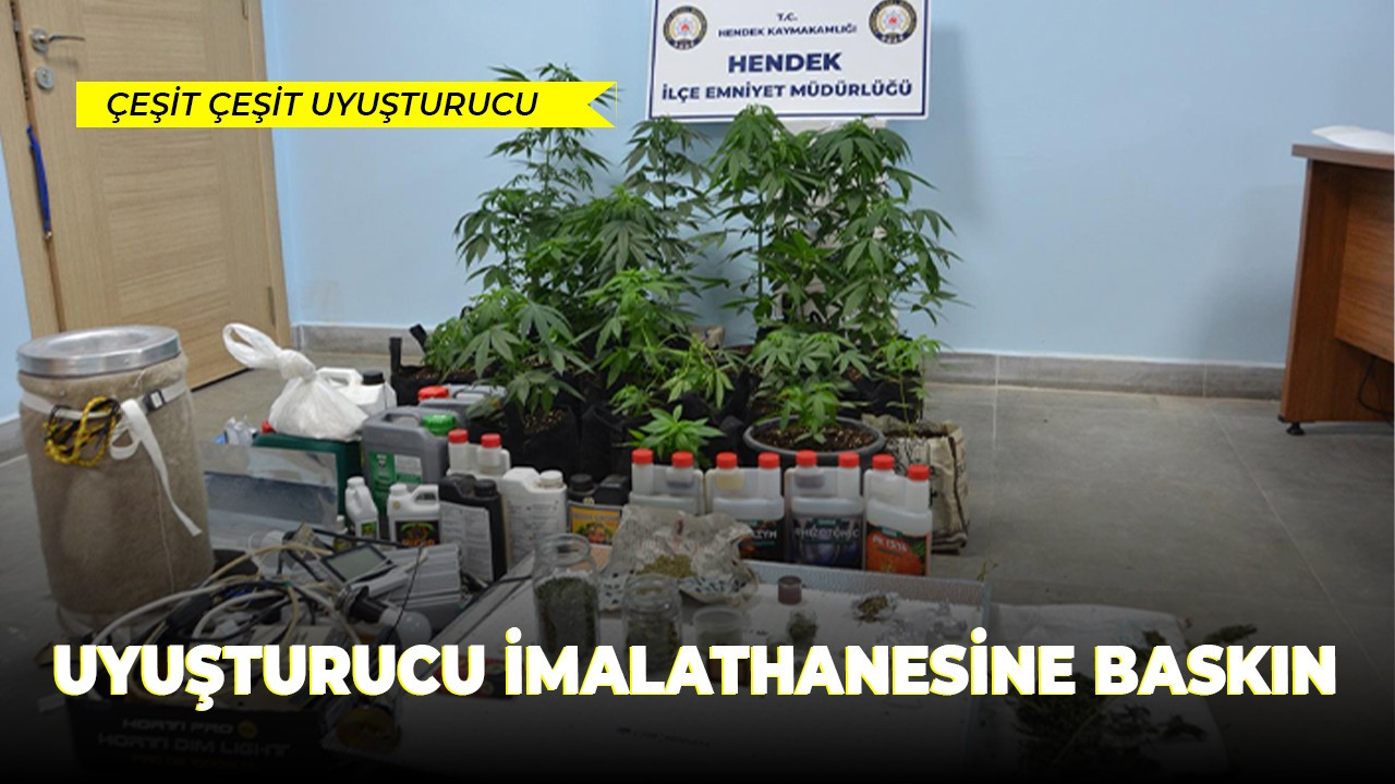 Uyuşturucu İmalathanesine Baskın