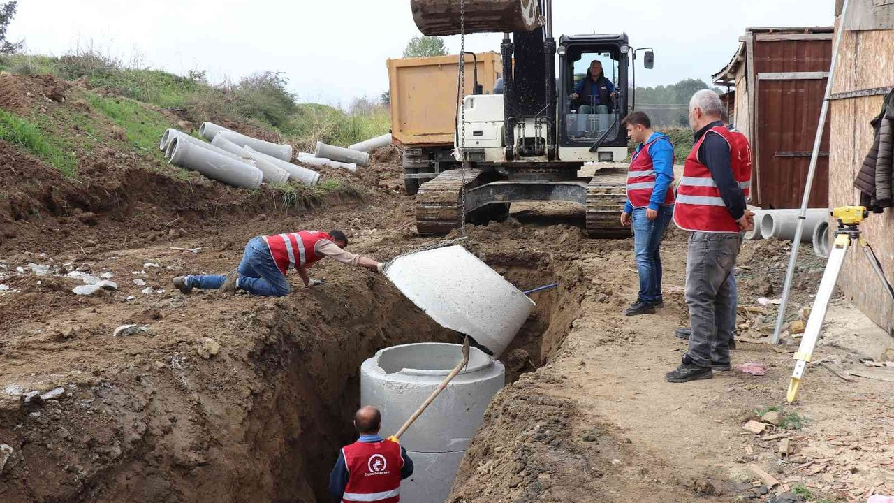 Düzce’de yeni yolların alt yapısı tamamlanıyor