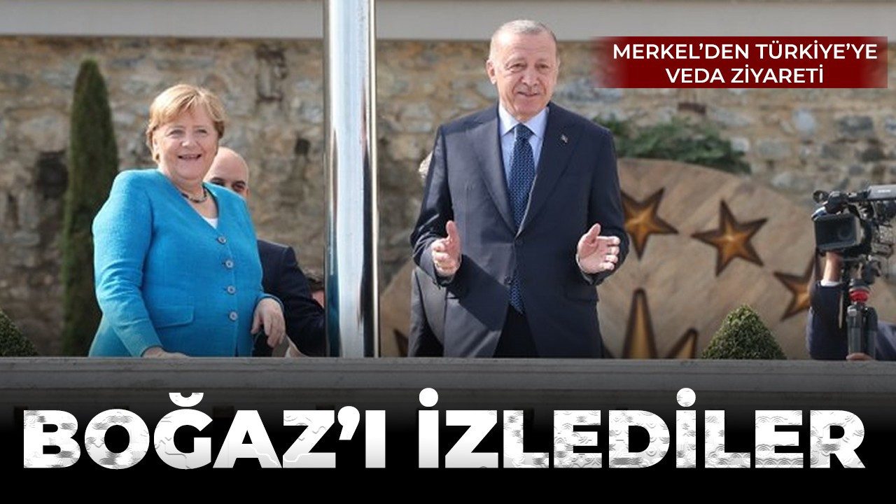 Almanya Şansölyesi Angela Merkel Türkiye'de