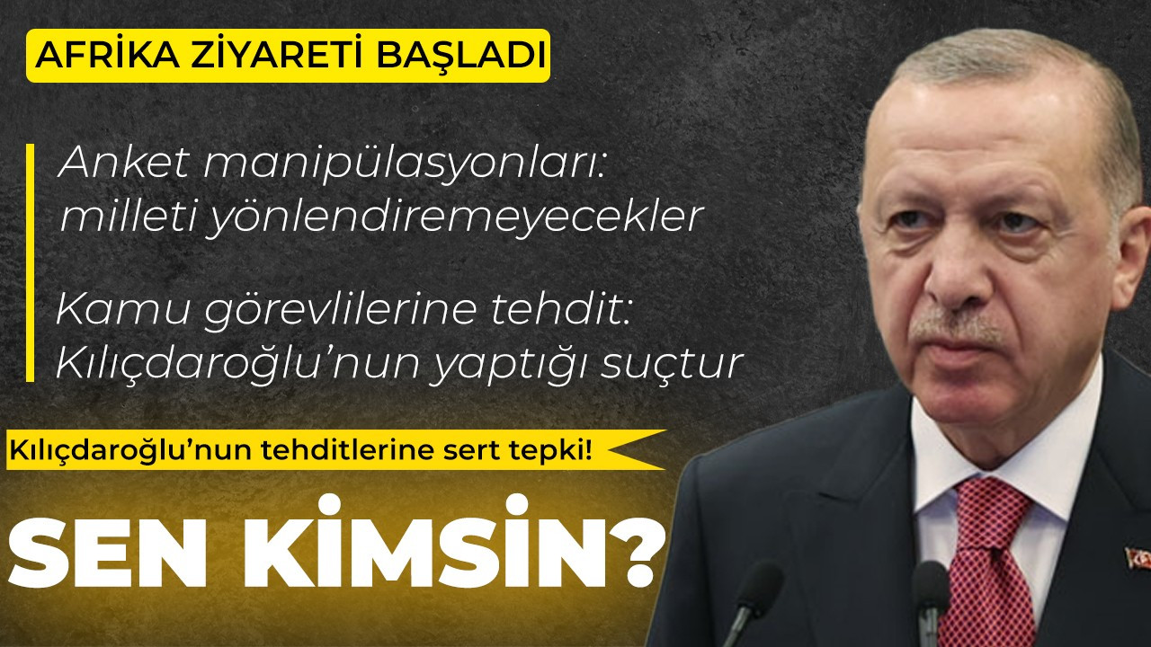 Cumhurbaşkanı Erdoğan Afrika'ya gidiyor! Havalimanında önemli açıklama